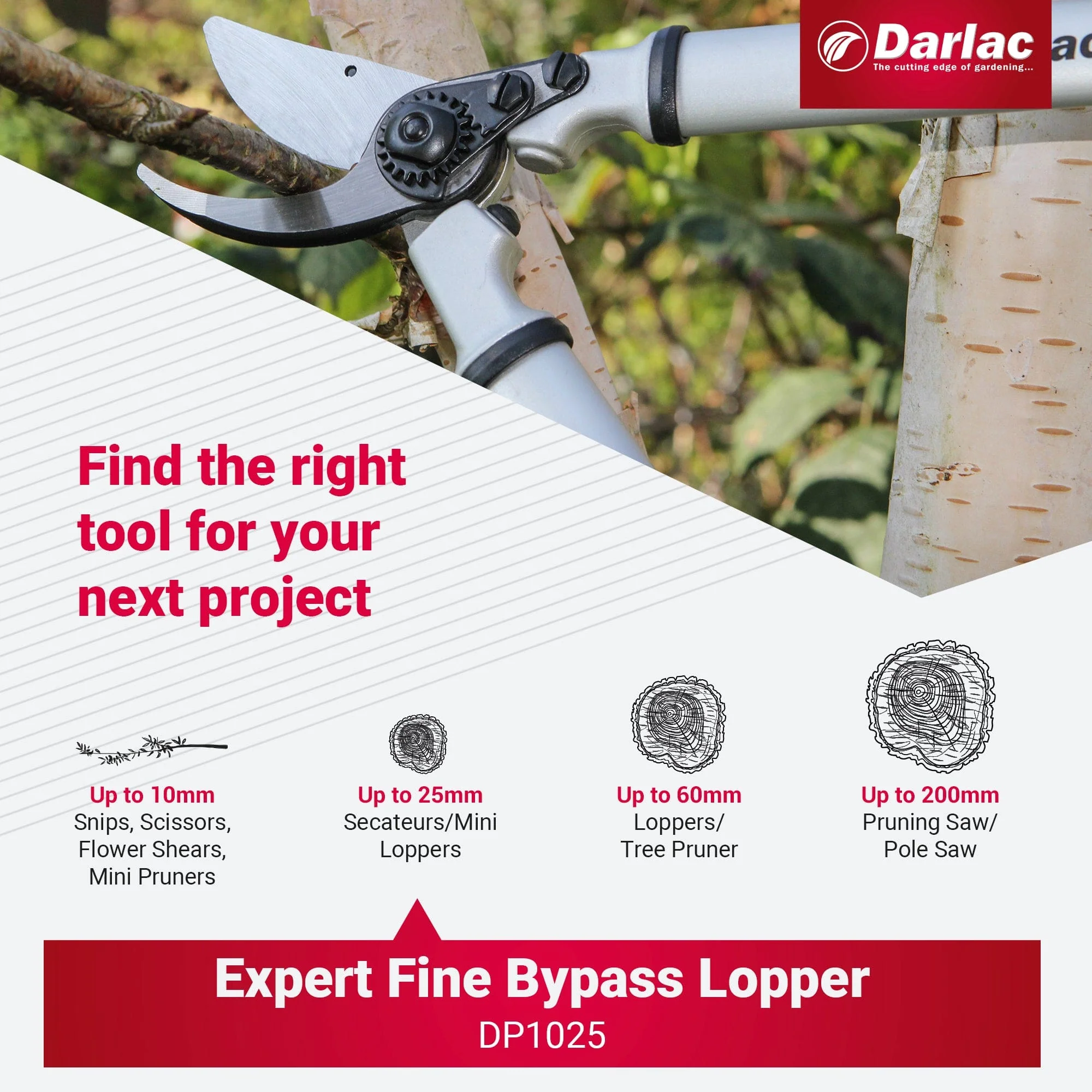 Darlac Expert Fine Bypass Lopper - Image 6