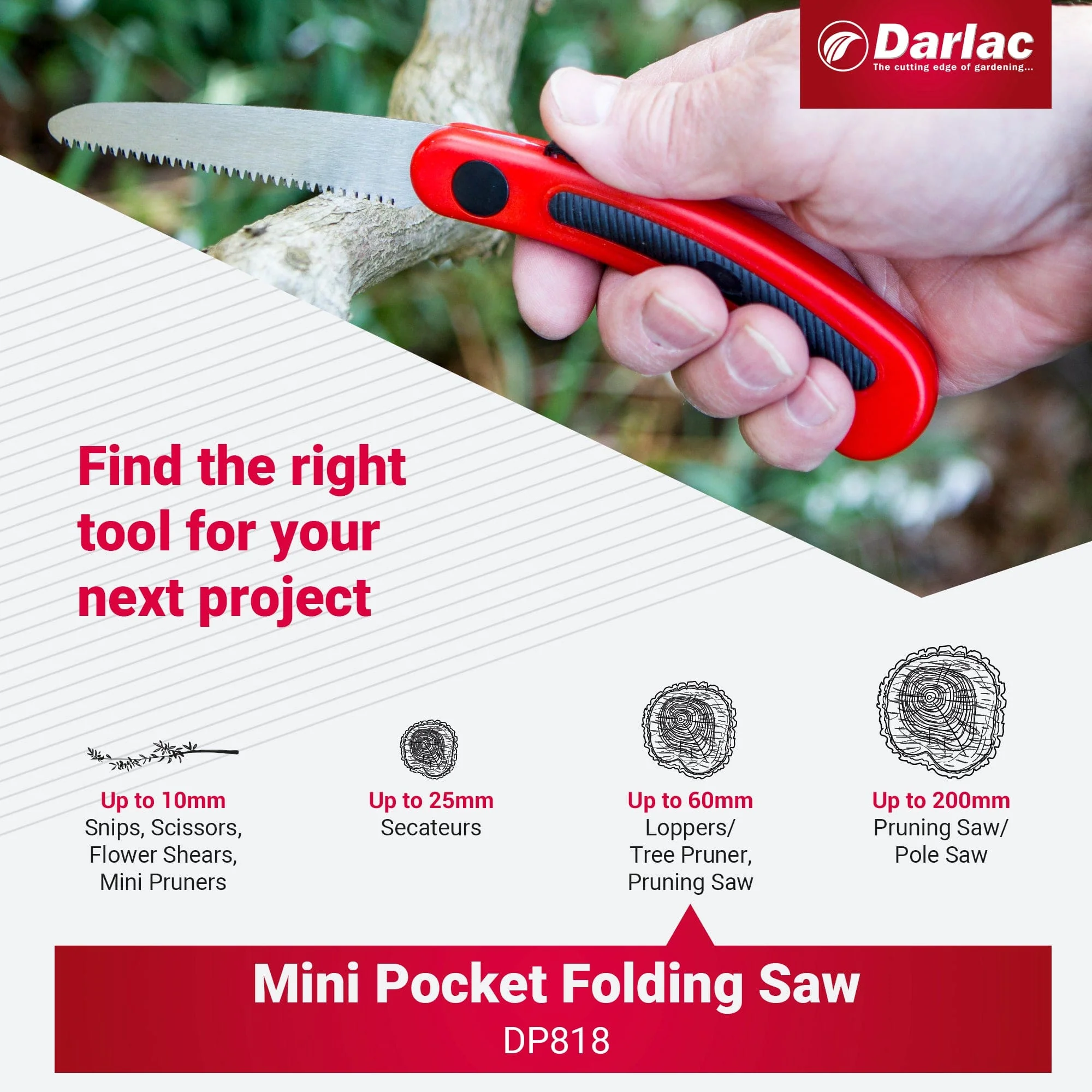 Darlac Mini Pocket Folding Saw - Image 6