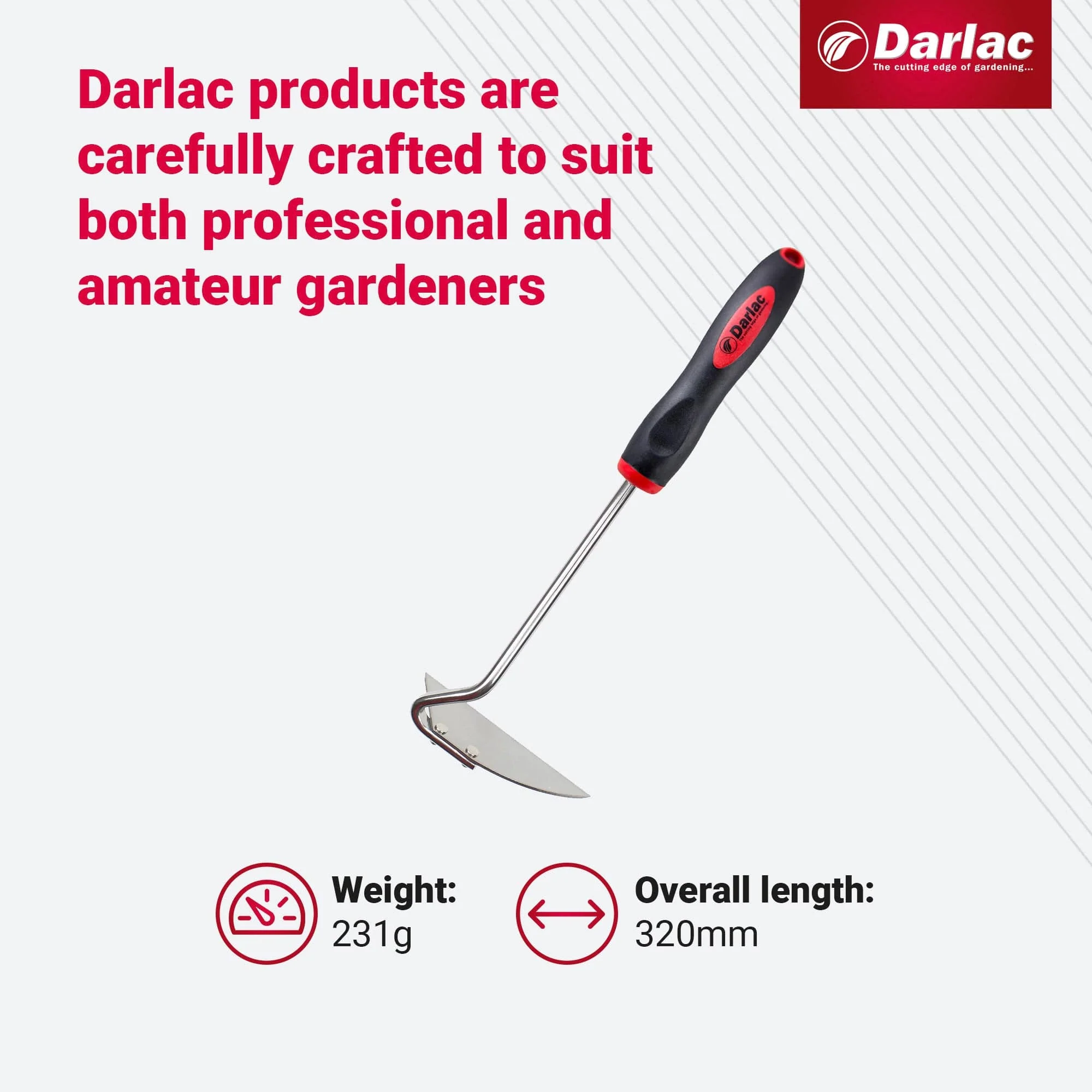 Darlac Stainless Steel Onion Hoe - Image 5
