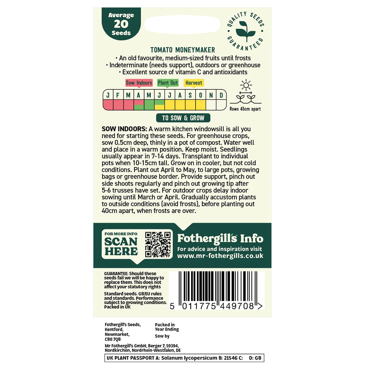 Oh Sow Simple - Tomato Medium Seeds - Image 2