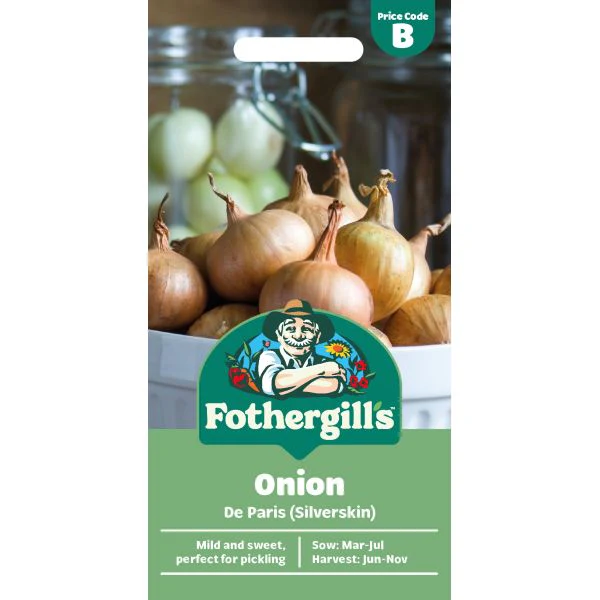 Onion De Paris (Silverskin) Vegetable Seeds